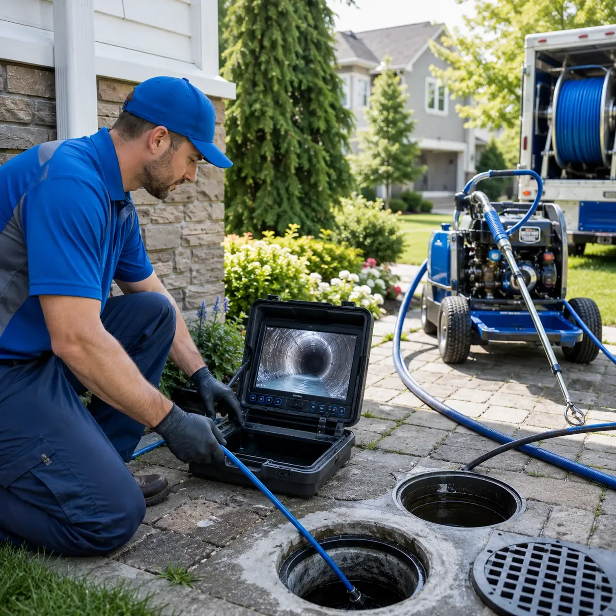 Outdoor drain cleaning professionals serving Fithian, IL